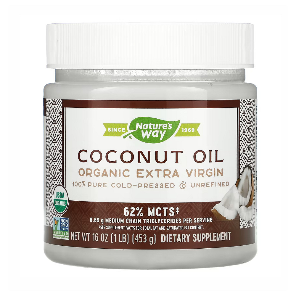 Organic Extra Virgin Coconut Oil - 16 oz Луцьк - фото 1