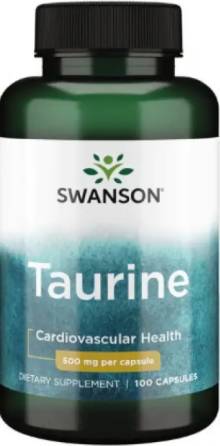 Таурин Swanson Taurine 500mg 100 капс Київ