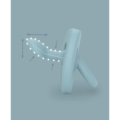 Пустушка Suavinex Colour Essence 0-6 міс, анатомічна силіконова, жовтий (308083) Вінниця - фото 4