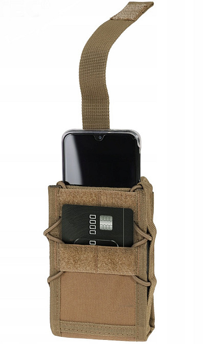 Тактичний Підсумок для смартфона та документів із системою Molle та ременем Mil-Tec від Sturm (13492019) Coyote Нововолинськ - фото 9