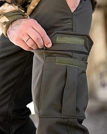 Зимові штани soft shell BANDIT олива ТР6407 Київ - фото 6