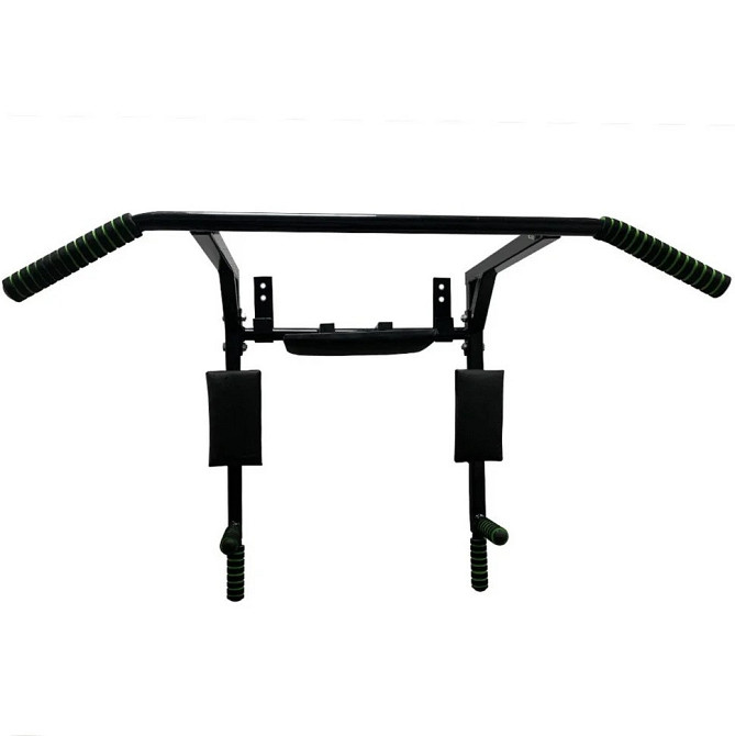 Турнік-бруси настінний "Iron" NE-TR-3B 3 в 1 з м'якими ручками чорний Вінниця - фото 3