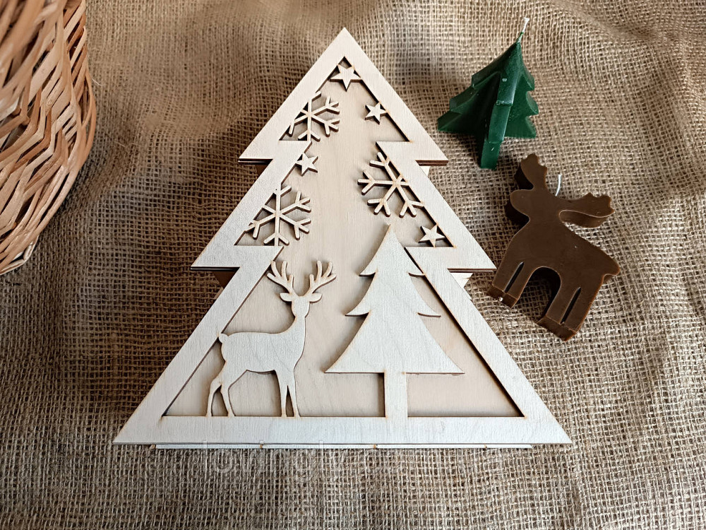 Упаковка для новогоднего подарка Елка Ирпень - изображение 3