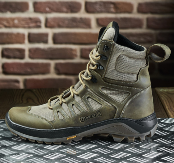 Чоловічі шкіряні черевики демісезонні (койот) PATRIOT BRC-4 42(27.5см) Харків