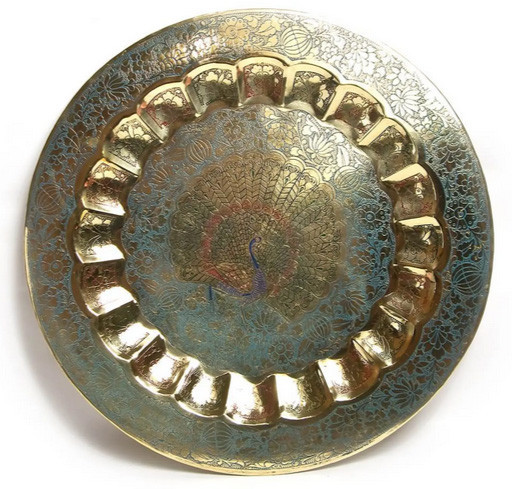 Тарелка декоративная из бронзы Индия Киев - изображение 1