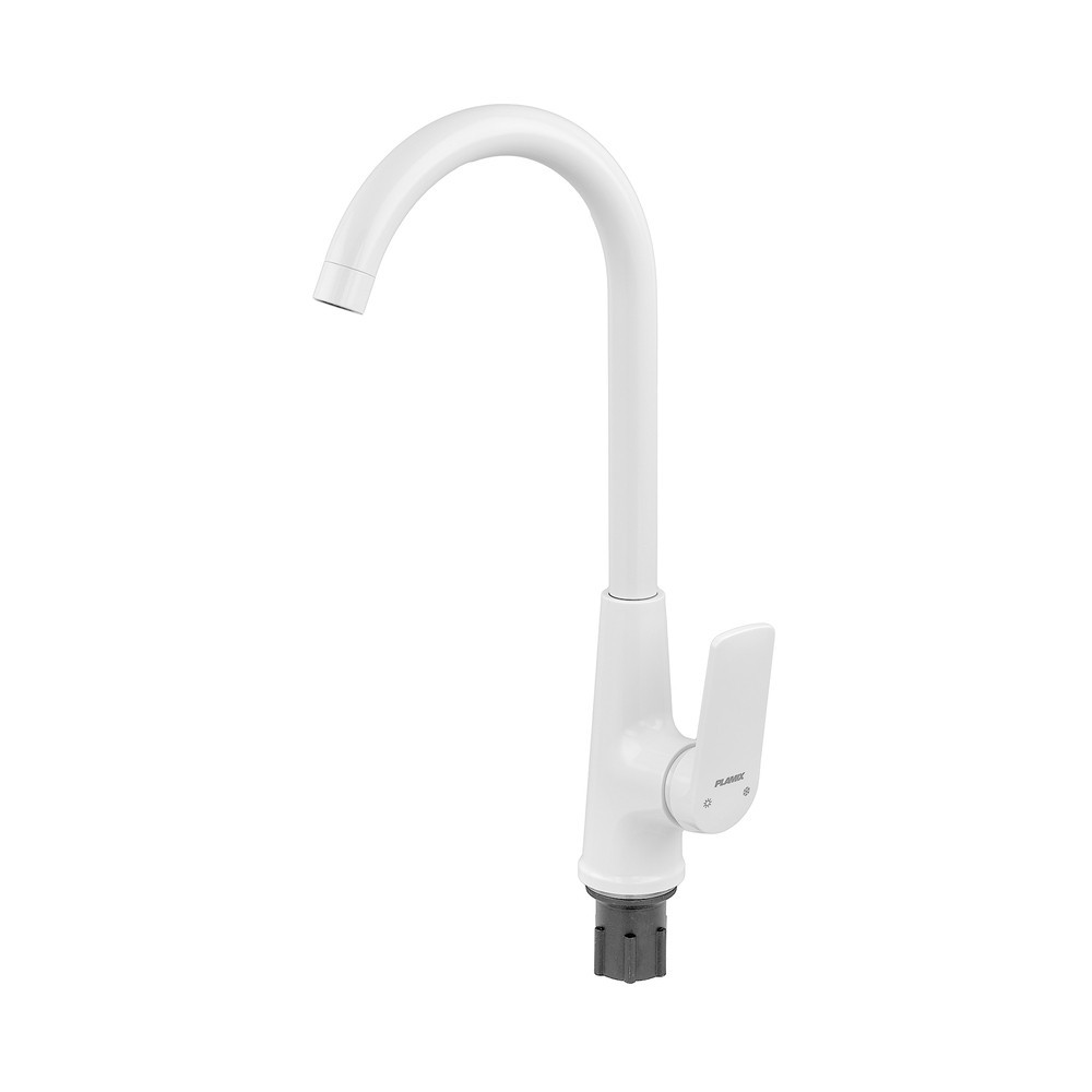 Змішувач для кухні Plamix Lucas-011 SET White з підведенням (PM0714) Київ - фото 5