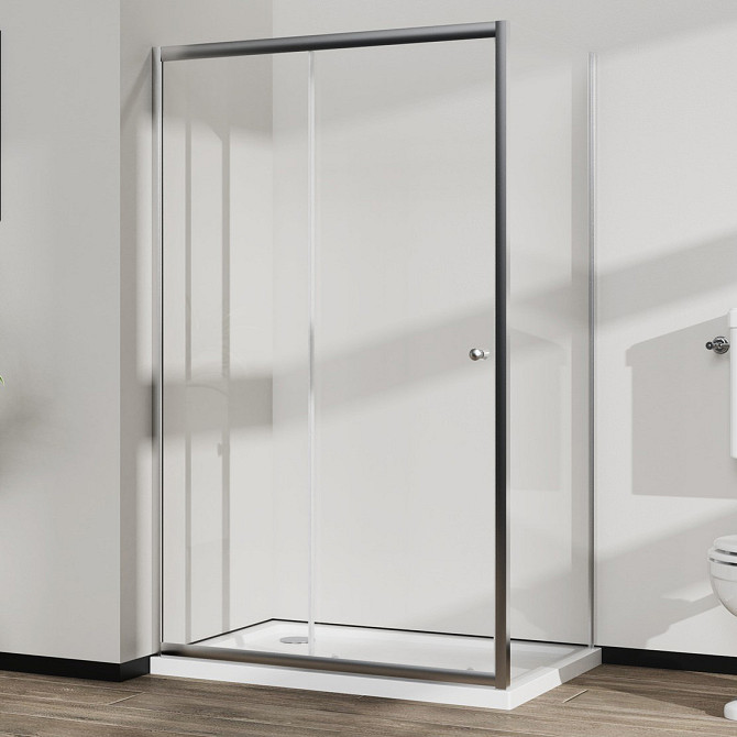 Скляна душова кабіна AVKO Glass RDY06 90х120х190 Chrome перегородка для душу Київ - фото 1