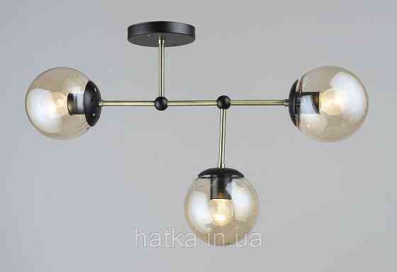 Люстра стельова Sirius B A4261/3 AB+BK Київ