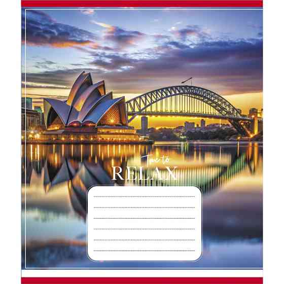 Зошит загальний "Міста в вогнях" 096-630107K-4 в клітинку, 96 аркушів (959063) Вінниця