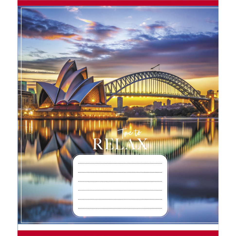 Зошит загальний "Міста в вогнях" 096-630107K-4 в клітинку, 96 аркушів (959063) Вінниця - фото 1