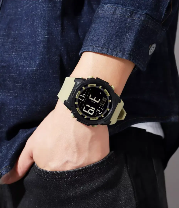 Мужские наручные часы Skmei 1845 Желтый Винница - изображение 9