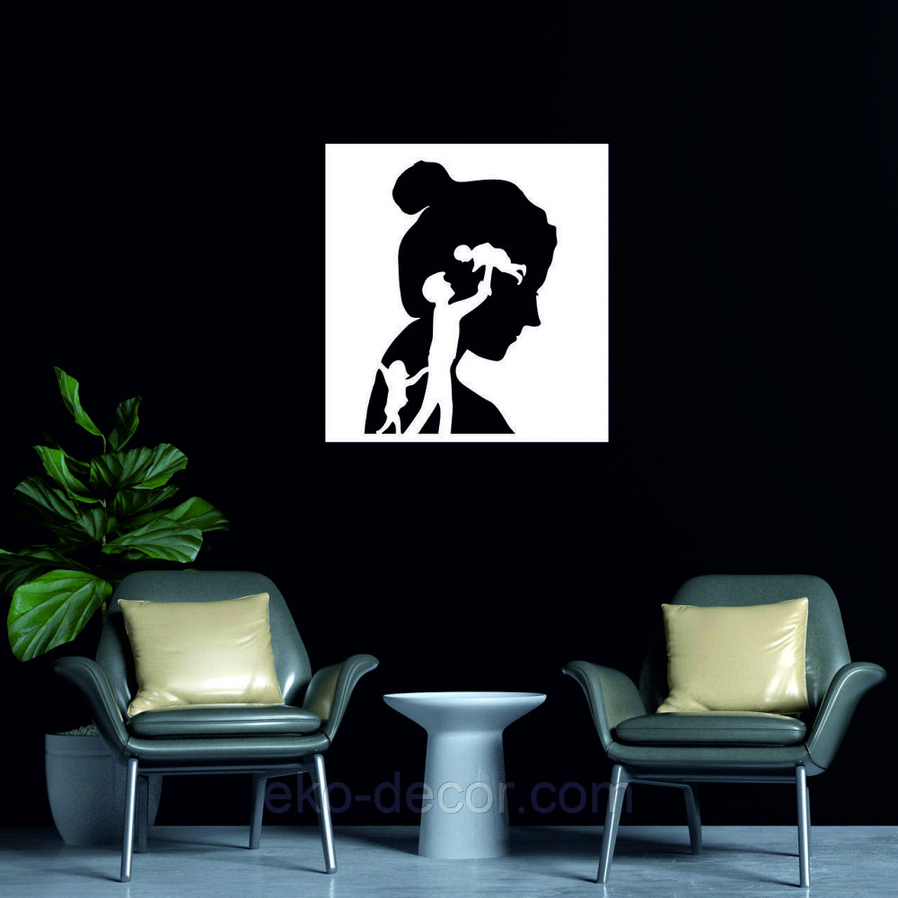 Декоративне настінне Панно «Родина», Декор на стіну Київ - фото 3