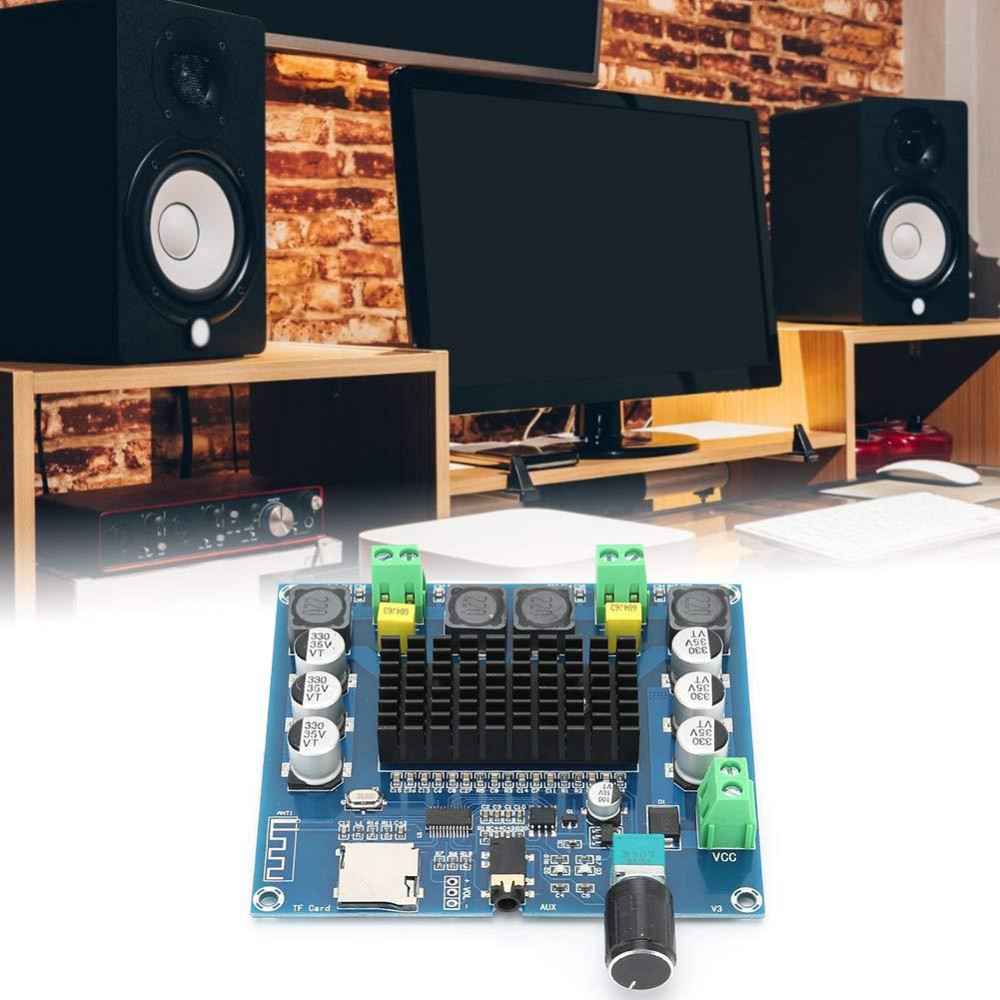 Стерео усилитель звука 2x100Вт с Bluetooth и MicroSD Киев - изображение 1