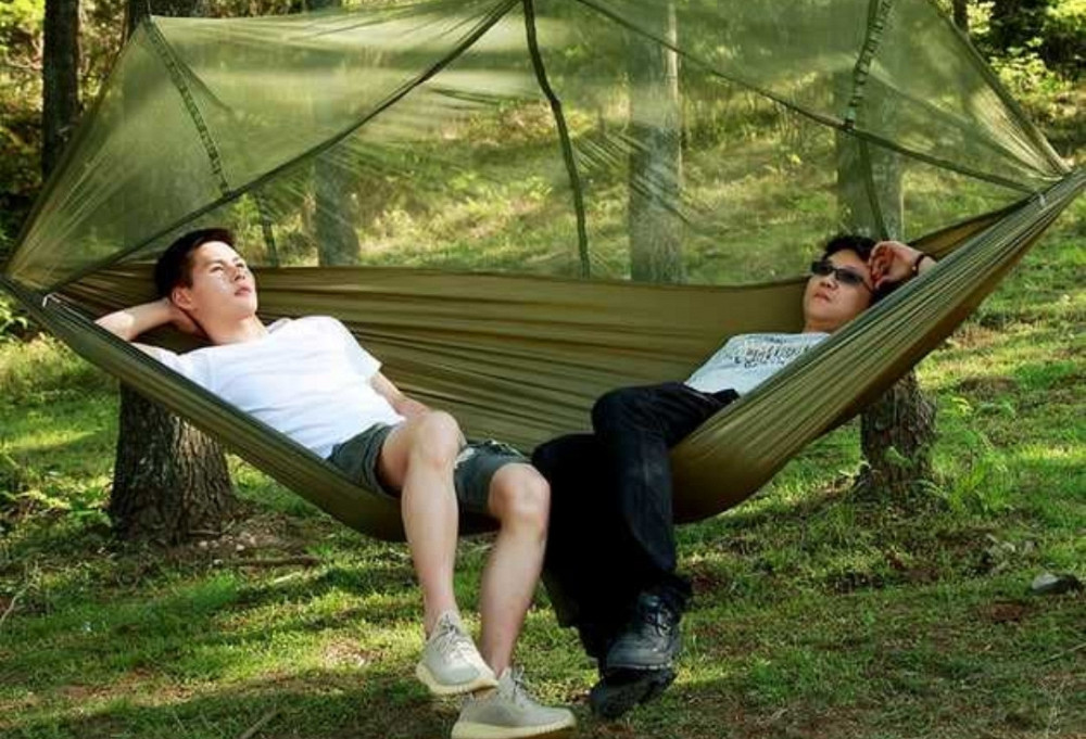 Гамак із москітною сіткою та тентом/ Турістичний гамак. Харків - фото 1