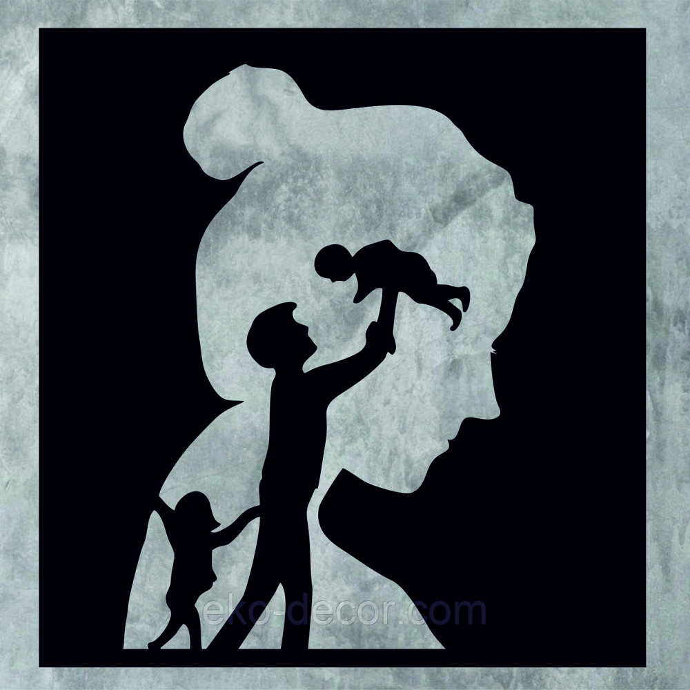 Декоративне настінне Панно «Родина», Декор на стіну Київ - фото 6