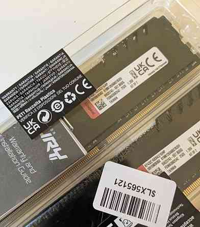 Нова на гарантії Оперативна пам'ять 16 GB DDR4-3200 Kingston fury Beast. Харків