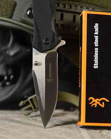 Ніж складань Browning black/silver ВТ4794 Одеса
