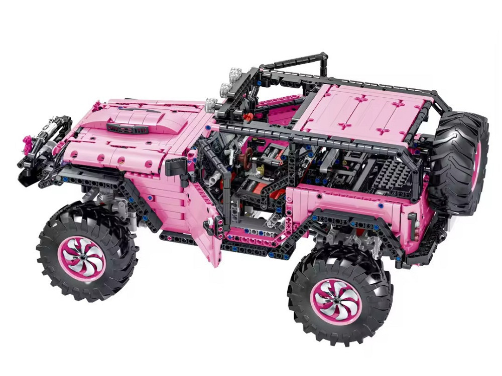 Конструктор дитячий позашляховик "Джип рожевий" ігровий на 2471 деталь Кам'янець-Подільський - фото 5