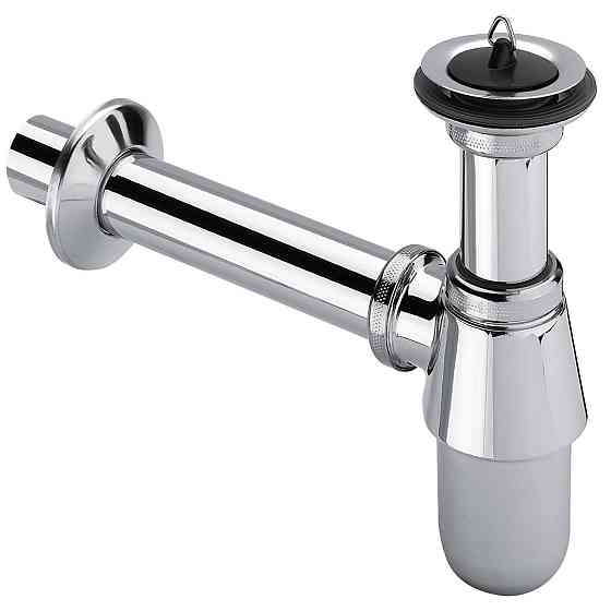 Сифон для раковини VIEGA 1 1/4″х1 1/4″ хром бутил з/г 366681 (000000823) Київ