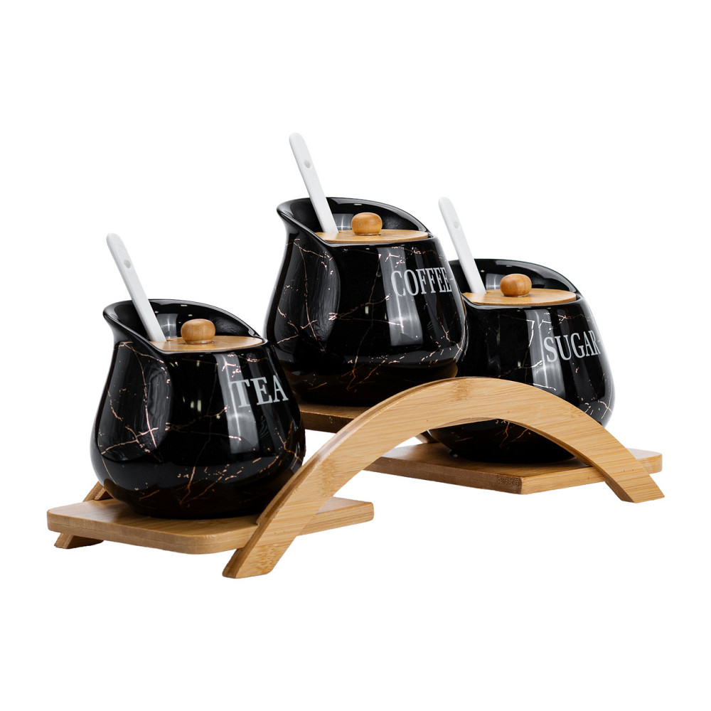 Набір для сипучих продуктів порцелянаовий 3 шт по 500 мл HP1244 Коломия - фото 7