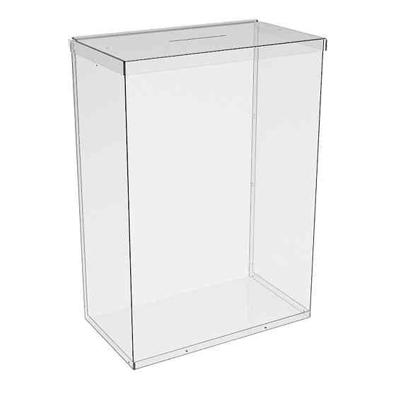 Ящик EKOSTAR без замка для пожертвований и сбора денег 350x200x500. Объем 35 литров Киев