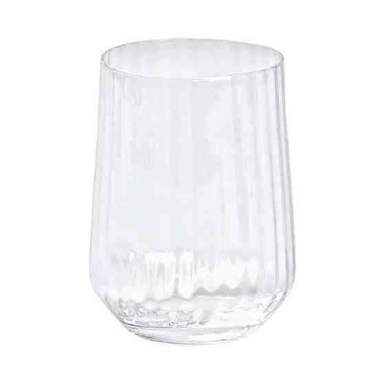 Набір склянок ребристих 6 штук по 450 мл прозорий HP98 Київ