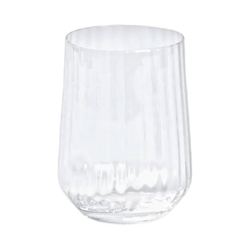 Набір склянок ребристих 6 штук по 450 мл прозорий HP98 Київ - фото 3