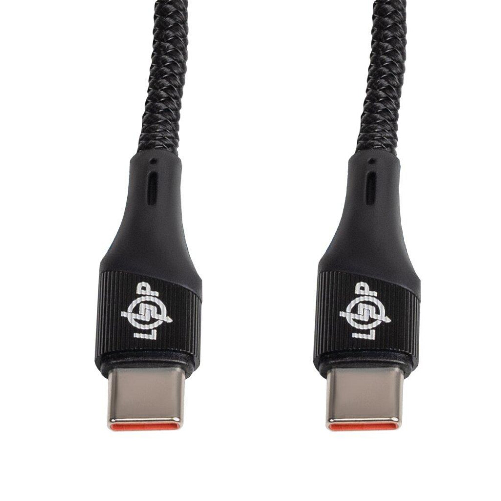 Кабель LP USB 3.0 Type-C to Type-C 100W с быстрой зарядкой (PD) 1м C1001MC3 Киев - изображение 1