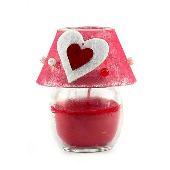 Свічка в свічнику "Вогник кохання" Рівне