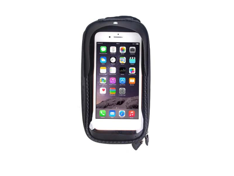 Велосипедная сумка на раму для смартфона B-Soul, черная Бровары - изображение 2