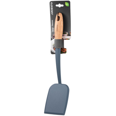 Лопатка кухонна Ardesto Midori, 34.5см, нейлон, дерево, синій (AR2123PG) Вінниця - фото 1