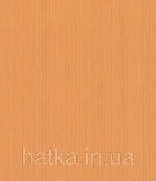 Шпалери вінілові на флізеліні Rasch Clasik 0,53х10 однотонні структурні тонка смужка яскраво жовтогарячі Київ - фото 1