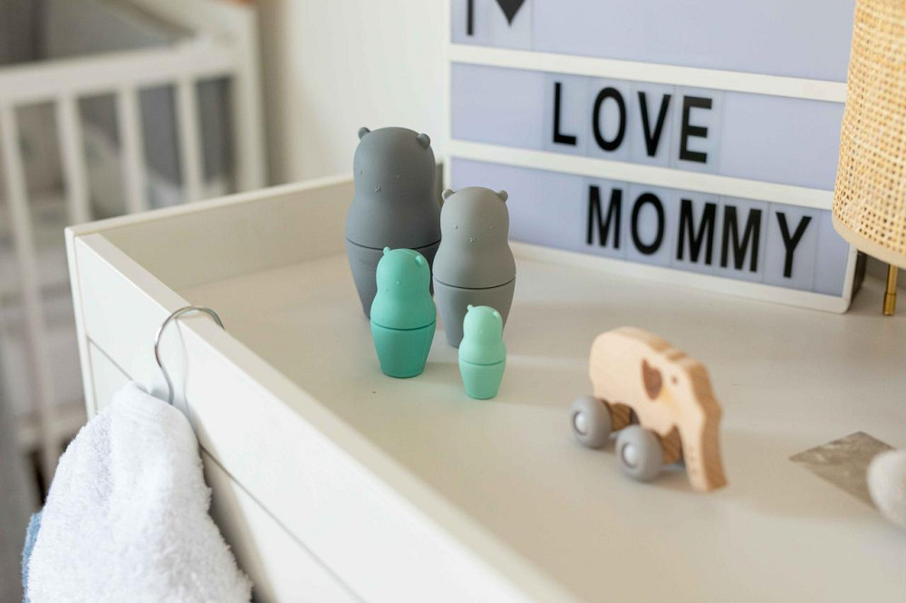 Силиконовый сортер FreeON мишки, grey - mint Киев - изображение 8