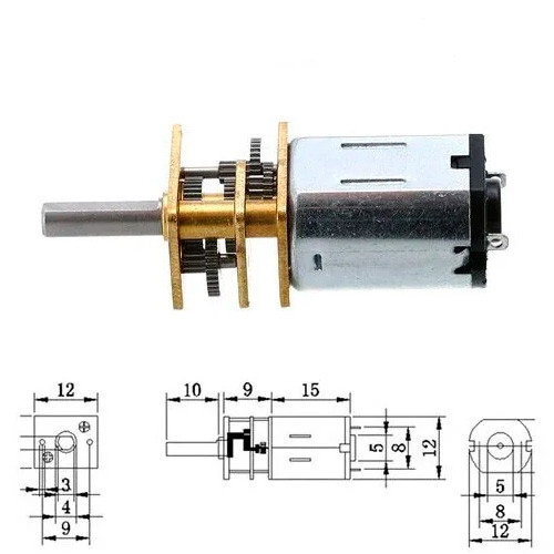 Мотор редуктор мікро моторчик 12GAN20 300 об/хв 6В Вінниця - фото 1