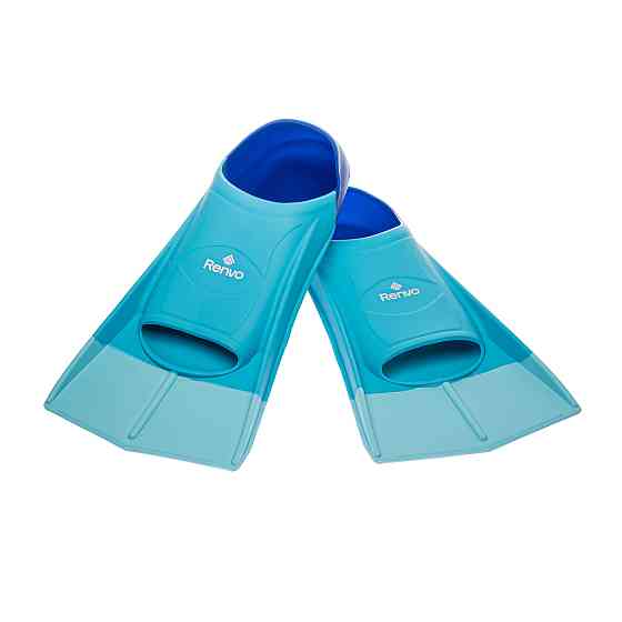 Короткі ласти для тренування в басейні Renvo Frio із закритою п'ятою Різнокольоровий 24-26 (SF100-06 24-26) Киев
