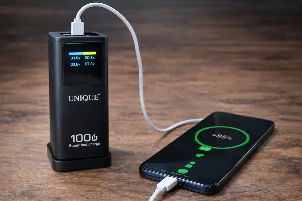 Портативная батарея UNIQUE 60000mah Power Bank быстрая зарядка LED-дисплей Коломыя - изображение 2