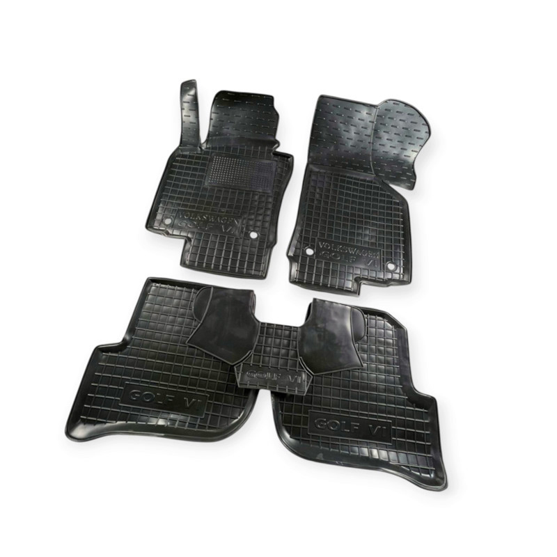 Килимки Фольцваген golf 5-6 2003-2014 борт 2,5см, з перемичкою салону Мукачево - фото 1