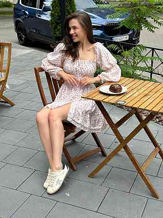 Жіноче плаття на ґудзиках із зав'язками з тканини софт Персик XS/S Харків