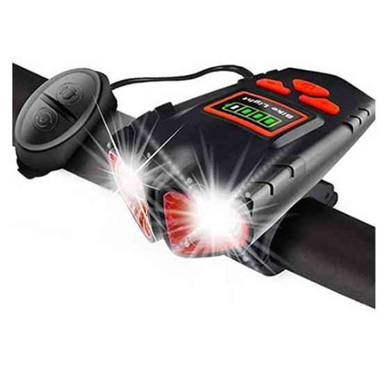 Велосипедная фара з 580-2T6 (120 LUMEN, выносная кнопка, Waterproof, аккумулятор, ЗП micro USB) 11х5 Бровары