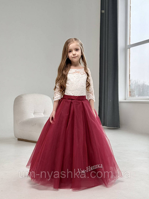 Длинное нарядное платье Мелиса на 6-7 лет Кривой Рог - изображение 4