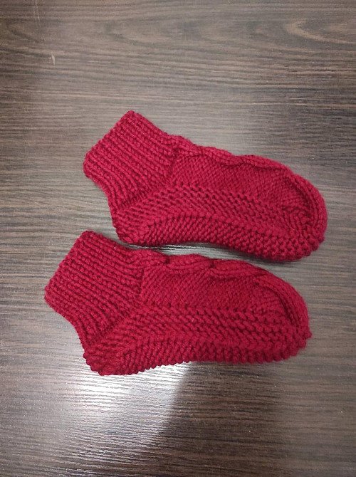 Дитячі теплі капці-шкарпетки, ручна робота топ Київ - фото 5