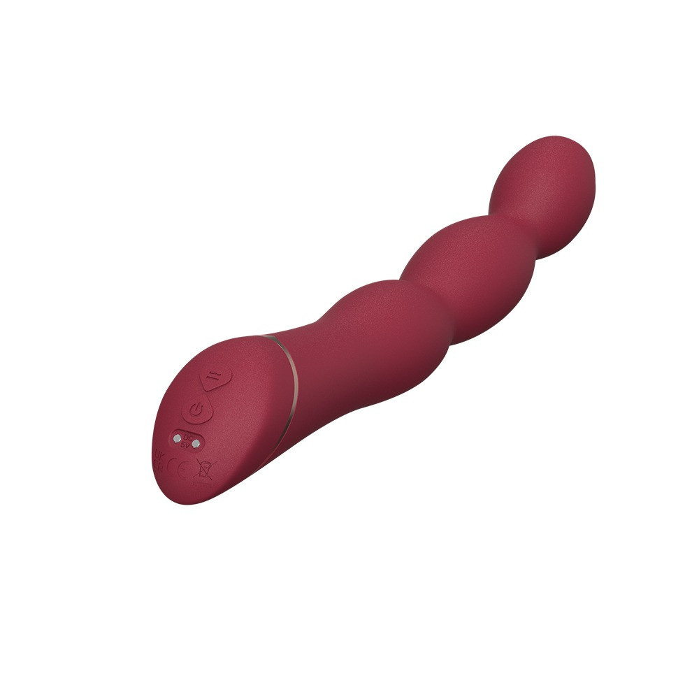 Вибратор классический гибкий Chisa Lust Ripple Lapper, бордовый Sex Aura Киев - изображение 5