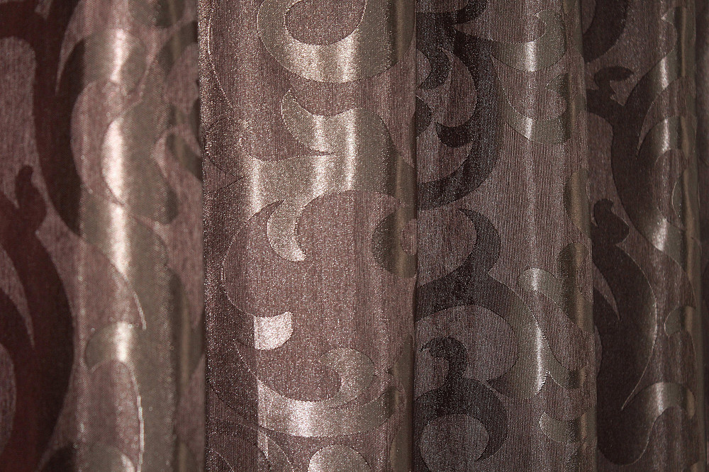 Комплект готових штор VR-Textil Жакард Вензель № 478ш Світло-коричневий 100х270 см 2 шт (31-014) Київ - фото 15