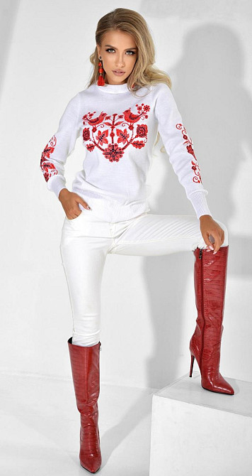 Свитер с вышивкой Киев - изображение 7