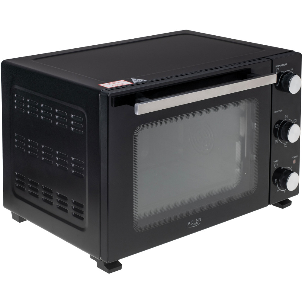 Електрична піч Adler AD 6025 1500Вт/ 35л /електроплита/ механічне керування/чорна Вінниця - фото 4