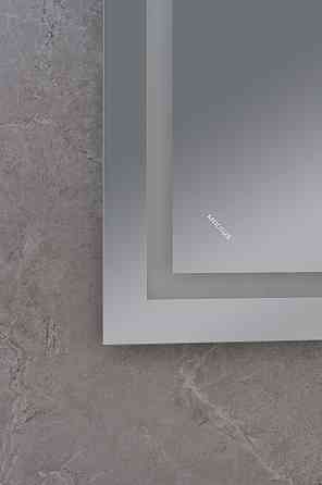 Зеркало Mixxus WARM MR02-80x60 с Led Touch, Anti-fog, димером, регулятором яркости, часами (MI6004) Киев