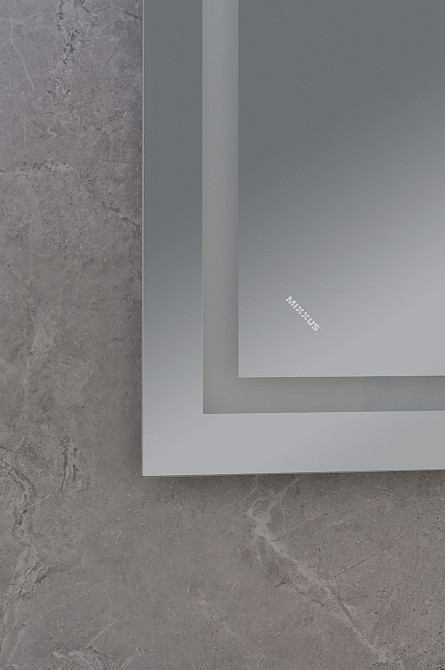 Дзеркало Mixxus WARM MR02-80x60 з Led Touch, Anti-fog, димером, регулятором яскравості, годинником (MI6004) Київ - фото 2