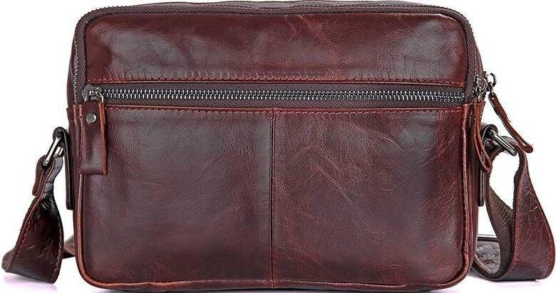 Сумка мужская Vintage 14558 из натуральной кожи Коричневая Киев - изображение 5