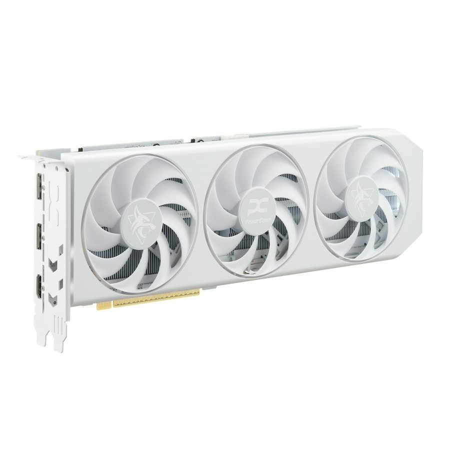 Відеокарта AMD Radeon RX 9060 XT 16 GB GDDR6 Hellhound Spectral White PowerColor (RX9060XT 16G-L/OC/WHITE) ( white ) Харків - фото 7