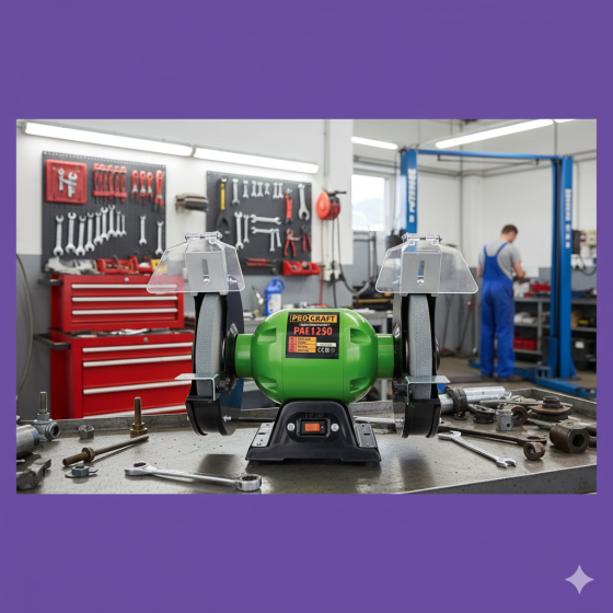 Електрична точила Procraft заточувальний верстат з колом 200мм, 350Вт з асинхрованим двигуном ідеальна для майстерні Львів